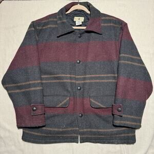 Vintage 90s Streetwear Mens Size Large Distressed Quilted Wool Blanket Jacket